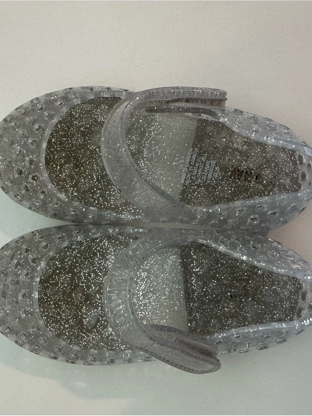 Kids Glitter Jelly’s Size 6C